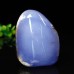 328g 2.95" Blue Chalcedony Irregular Polish Rough Specimen Natural Crystal Energy Stone