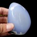 313g 2.91" Blue Chalcedony Irregular Polish Rough Specimen Natural Crystal Energy Stone