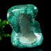 2.75" 333g Natural Polished Malachite Quartz Crystal Slice Luster Mineral Specimen