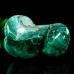 2.75" 333g Natural Polished Malachite Quartz Crystal Slice Luster Mineral Specimen