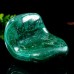 3.55" 554g Natural Polished Malachite Quartz Crystal Slice Luster Mineral Specimen