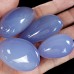 Wholesale 40-50mm Natural Polished Blue Chalcedony Crystal Healing Specimen Energy Stone 1 KG