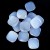 Wholesale Blue Chalcedony Energy Stone Palm Worry Stone Natural Crystal Pocket Meditation Energy Stone