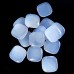 Wholesale Blue Chalcedony Energy Stone Palm Worry Stone Natural Crystal Pocket Meditation Energy Stone