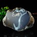 Wholesale 55-75mm Blue Chalcedony Irregular Polish Specimen Natural Crystal Energy Stone Home Deco