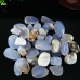 Wholesale 10-50mm Polished Blue Chalcedony Irregular Free Form Specimen Energy Stone Natural Crystal Healing 1KG