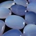 Wholesale 30-40mm Polished Blue Chalcedony Specimen Healthy Energy Stone Natural Crystal Healing 1KG