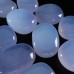 Wholesale 30-40mm Polished Blue Chalcedony Specimen Healthy Energy Stone Natural Crystal Healing 1KG