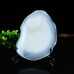 Blue Chalcedony Natural Crystal Picture Frame Specimen Energy Stone Home Decor 1PC