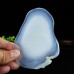 Blue Chalcedony Natural Crystal Picture Frame Specimen Energy Stone Home Decor 1PC