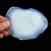 Blue Chalcedony Natural Crystal Picture Frame Specimen Energy Stone Home Decor 1PC