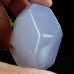 Wholesale Blue Chalcedony Facet Carved Pocket Energy Stone Natural Crystal Chakra Healing 1KG