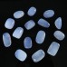 Wholesale Blue Chalcedony Carved Energy Pocket Stone Natural Crystal Meditation Healing 1KG