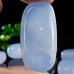 Wholesale Blue Chalcedony Carved Energy Pocket Stone Natural Crystal Meditation Healing 1KG