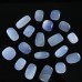 Wholesale Blue Chalcedony Carved Energy Pocket Stone Natural Crystal Meditation Healing 1KG