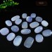 Wholesale Blue Chalcedony Carved Energy Pocket Stone Natural Crystal Meditation Healing 1KG