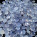 Wholesale 10PCS Pie Shape Natural Crystal Blue Chalcedony Reiki Healing DIY Craft