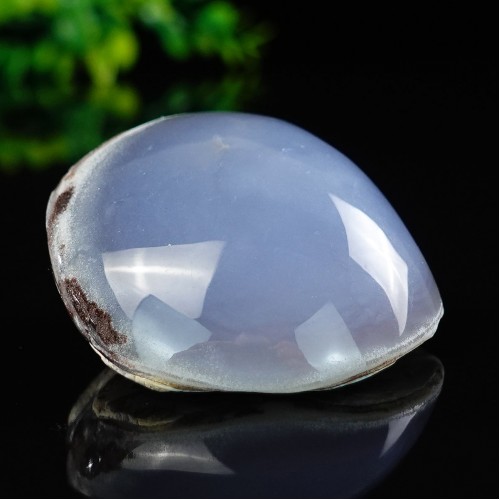 2.2" 103g Blue Chalcedony Polished Specimen Natural Crystal Energy Stone