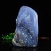 7" Blue Chalcedony Rough Polished Specimen Natural Crystal Energy Stone Reiki