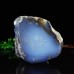 7" Blue Chalcedony Rough Polished Specimen Natural Crystal Energy Stone Reiki