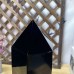 Giant 37LB Black Obsidian Crystal Wand Point Tower Black Agate Huge Tower Crystal Home Decor Black Onyx Tower Energy Healing