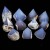 Turkish Natural Gemstone Chalcedony Folk Crafts Points Energy Stone Point Polished For Healing