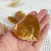 2'' Natural Crystal Heart Chalcedony Heart Quartz Crystal Crafts Hand Carved Statue  Healing Stone Energy Stoner