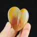 2'' Natural Crystal Heart Chalcedony Heart Quartz Crystal Crafts Hand Carved Statue  Healing Stone Energy Stoner