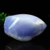 227g 3.11" Blue Chalcedony Pointed Tower Natural Crystal Quartz Energy Stone