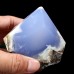 376g 3.15" Blue Chalcedony Rough Specimen Pointed Tower Natural Crystal Energy Stone