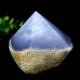 261g 2.87" Blue Chalcedony Rough Specimen Pointed Tower Natural Crystal Energy Stone