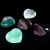 25mm/45mmNatural Crystal Heart Shape Green Fluorite Carved Quartz DIY Making Reikli Healing 1PC