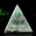 975g 4" Natural Green Fluorite Quartz Crystal Pyramid Tower Healing Energy Stone