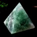 975g 4" Natural Green Fluorite Quartz Crystal Pyramid Tower Healing Energy Stone