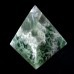 1105g 4" Natural Green Fluorite Quartz Crystal Pyramid Tower Healing Energy Stone