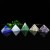 2" Natural Crystal Quartz Pyramid Tower Statue Energy Stone Reiki Healing Decor 50x50x37mm