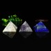 2" Natural Crystal Quartz Pyramid Tower Statue Energy Stone Reiki Healing Decor 50x50x37mm