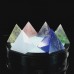 2" Natural Crystal Quartz Pyramid Tower Energy Stone Reiki Healing Home Decor 50x50x50mm