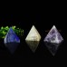 2" Natural Crystal Quartz Pyramid Tower Energy Stone Reiki Healing Home Decor 50x50x50mm