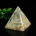 2" Natural Crystal Quartz Pyramid Tower Energy Stone Reiki Healing Home Decor 50x50x50mm