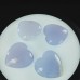 50mm Natural Crystal Heart Shape Blue Chalcedony Carved Quartz DIY Making Reikli Healing 1PC