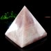 1881g 5" Natural Pink Rose Quartz Crystal Pyramid Tower Energy Stone Healing