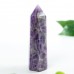 Wholesale Natural Crystal Hexagonal Tower Point Amethyst Quartz Stone Chakra Reiki Healing