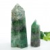 Wholesale Natural Crystal Hexagonal Tower Point Green Fluorite Stone Chakra Reiki Healing 1KG