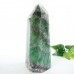 Wholesale Natural Crystal Hexagonal Tower Point Green Fluorite Stone Chakra Reiki Healing 1KG