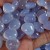 Wholesale 10PCS Heart Natural Crystal Blue Chalcedony Carved Reiki Healing DIY Craft