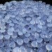 Wholesale 10PCS Heart Natural Crystal Blue Chalcedony Carved Reiki Healing DIY Craft