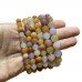 Natural Crystal Chalcedony Jasper Stretchy Bracelet Round Beads Bracelet For Women Jewelry Chakra 4/6/8mm