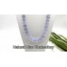 High Quality Gemstone Necklace Natural Blue Chalcedony Tower Necklace Lucky Crystal Necklace