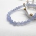 High Quality Gemstone Necklace Natural Blue Chalcedony Tower Necklace Lucky Crystal Necklace